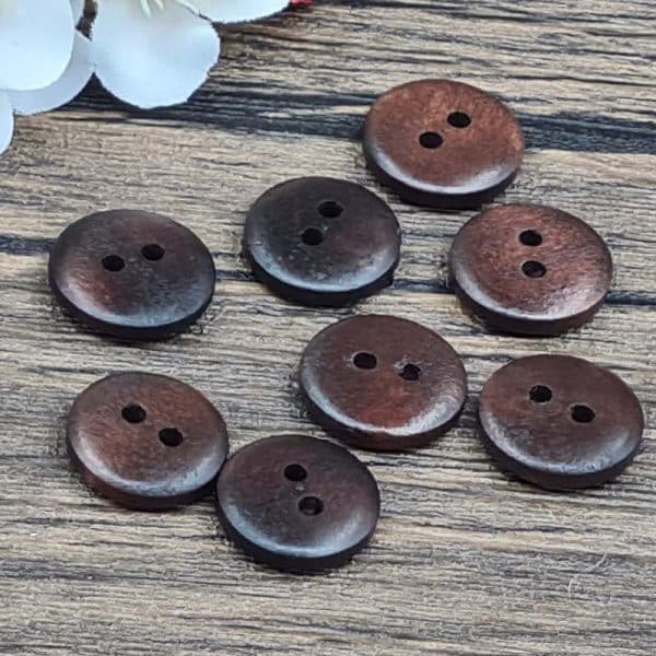 Bild på knapp UFO Brown från Go Handmade